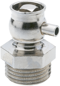 Air bleeder valve with key operation