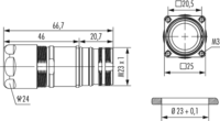 M23 Signal Gerätesteckverbinder, Signal, M23, Rundsteckverbinder, Steckverbinder