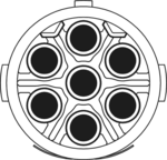 M16 Kontakteinsätze 6+PE