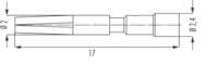 Kontakte M23 Signal, M16, M23, Signal, Rundsteckverbinder, Steckverbinder