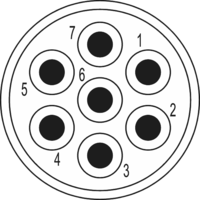 M23 Signal Kontakteinsätze – 7-polig, Rundsteckverbinder, Steckverbinder, M23, Signal