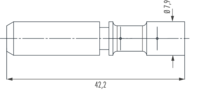 M40 Leistung Kontakte, Rundsteckverbinder, Steckverbinder, M40, Leistung