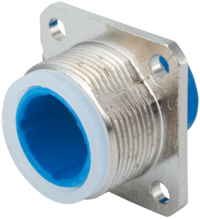 Standard haute tension connecteur d'appareil avec bride