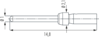 Kontakte M27 Signal, Rundsteckverbinder, Steckverbinder, M27, Signal