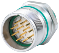 M23 Signal INOX panel connector, Circular Connector, Connector