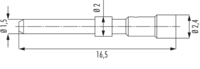 M23 Signal Kontakte, M16, M23, Signal, Rundsteckverbinder, Steckverbinder