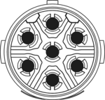 M16 Kontakteinsätze 6+PE