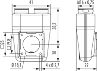 M16/M16 TWINTUS, Circular Connector, Connector, M16