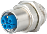 M12 Power Gerätesteckverbinder, Rundsteckverbinder, Steckverbinder, M12, Leistung