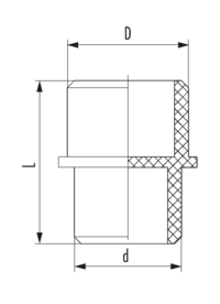 Plug HSK-V, Cable Gland