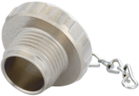 Protection cap with chain, Circular Connector, Connector, M12, Power
