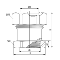 Stahlrohradapterkoffer
