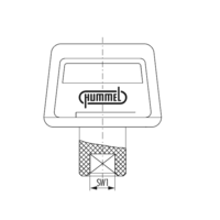 Air bleed key made of plastic