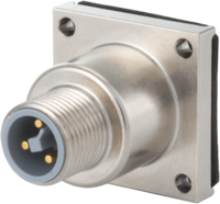 M12 Power panel connector, Circular Connector, Connector, M12, Power