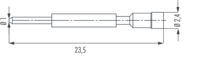 Contacts M23 Profinet, Circular Connector, Connector, M23