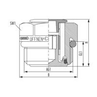 Filling/draining plug