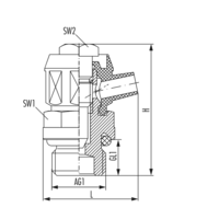 Air bleeder valve turnable with o-ring G 1/8