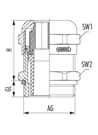 HSK-M-MULTI-Ex, Cable Gland