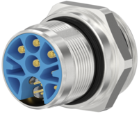 M23 Hybrid Typ 1 Gerätesteckverbinder, Rundsteckverbinder, Steckverbinder, M23, Leistung