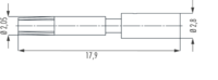 M12 Power contacts, Power, M12, Circular Connector, Connector