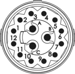 M16 Kontakteinsätze 12+3