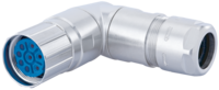 M23 Hybrid Typ 1 Winkelsteckverbinder, M23, Rundsteckverbinder, Steckverbinder, Leistung
