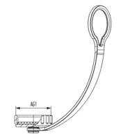 Verschlusskappe mit Halteschlaufe