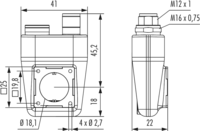 M16/M12 TWINTUS, Circular Connector, Connector, M16