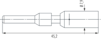 M40 Hybrid Contacts, Circular Connector, Connector, M40, Hybrid
