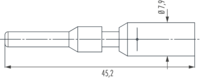 M40 Hybrid contacts, Circular Connector, Connector, M40, Hybrid