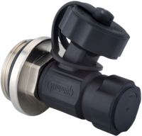 SFE-Hahn mit Handrad schwarz