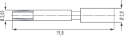 M12 Power Kontakte, Leistung, M12, Rundsteckverbinder, Steckverbinder