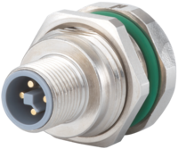 M12 Power panel connector, Circular Connector, Connector, M12, Power