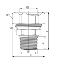 Stahlrohradapterkoffer