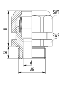 HSK-KE/KR, Cable Gland