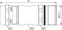 M27 Signal coupler connector, Circular Connector, Connector