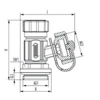 SFE valve with handwheel control black
