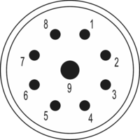 M23 Signal Kontakteinsätze – 9-polig, Rundsteckverbinder, Steckverbinder, M23, Signal