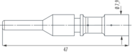 M40 Leistung Kontakte, Rundsteckverbinder, Steckverbinder, M40, Leistung