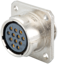 Miniatur Waterproof Connecteur d'appareil avec bride