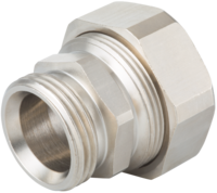 Stahlrohradapter mit Eurokonus-Außengewinde