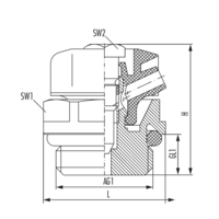 Entlüftungsventil drehbar mit O-Ring