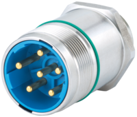 M23 Hybrid Typ 1 INOX Gerätesteckverbinder, Rundsteckverbinder, Steckverbinder