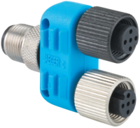 Metric Connector Séries M12 T connecteur, Connector, Circular Connector