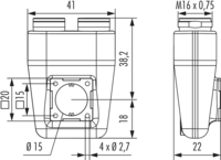 M16/M16 TWINTUS, Rundsteckverbinder, Steckverbinder, M16