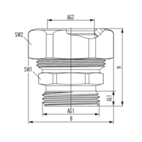 Stahlrohradapterkoffer