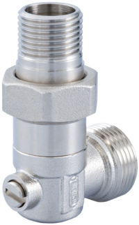 Rücklaufverschraubung Eckform