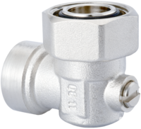 Einzelanschlussarmatur Eckform mit Innengewinde