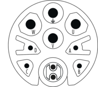 M23 Hybrid inserts – 10-pole