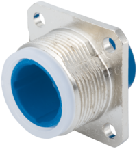 Standard haute tension connecteur d'appareil avec bride, Circular Connector, Connector